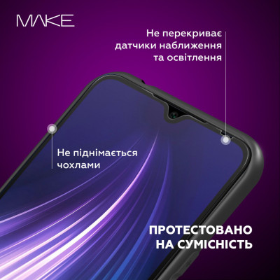 Скло захисне MAKE Apple iPhone 14 (MGF-AI14)