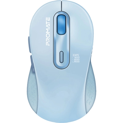 Мишка Promate Ken Wireless/Bluetooth Blue (ken.blue)