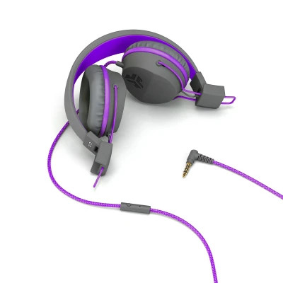 Навушники Jlab JBuddies Studio Kids Wired Graphite/Violet (IEUHJKSTUDIORGRYPRP6)