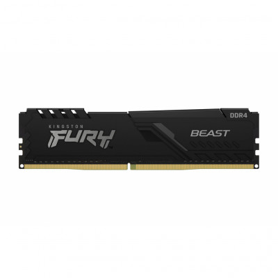 Модуль пам'яті для комп'ютера DDR4 8GB 2666 MHz Fury Beast Black Kingston Fury (ex.HyperX) (KF426C16BB/8)