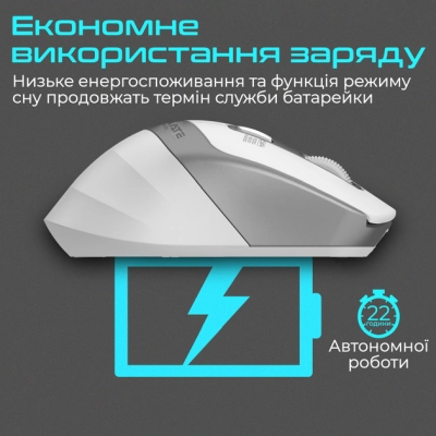 Мишка Promate Samit Wireless White (samit.white)