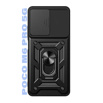 Чохол до мобільного телефона BeCover Military Poco M6 Pro 5G Black (710937)
