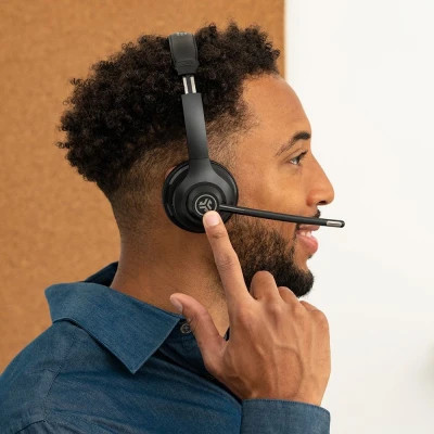 Навушники Jlab GO Work Wireless 2nd Gen Black (IEUHBGOWORKRBLK4)