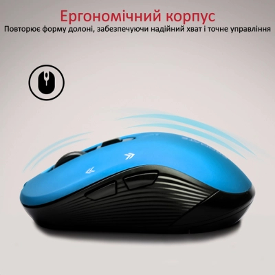 Мишка Promate Slider Wireless Blue (slider.blue)