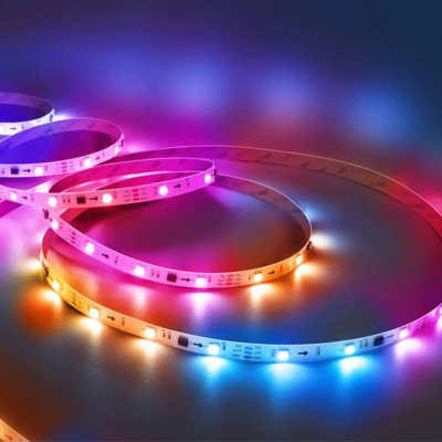 Світлодіодна стрічка Govee RGBIC Basic Wi-Fi + Bluetooth LED Strip Light With Protective Coating 10м Білий (H619C3D1)