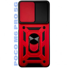 Чохол до мобільного телефона BeCover Military Poco M6 Pro 5G Red (710940)
