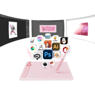 Графічний планшет Parblo Intangbo X7 Pink (INTANGBOX7P)