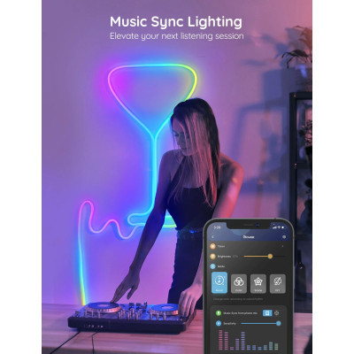 Світлодіодна стрічка Govee Neon LED Strip Light 5м Білий (H61A23D1)