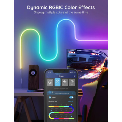 Світлодіодна стрічка Govee Neon LED Strip Light 5м Білий (H61A23D1)