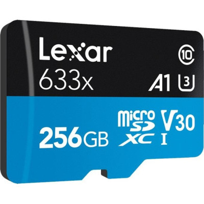 Карта пам'яті Lexar 256GB microSDXC class 10 UHS-I 633x (LSDMI256BB633A)