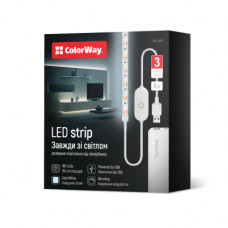 Світлодіодна стрічка ColorWay LED  3м з живленням від USB (CW-LD03)