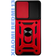 Чохол до мобільного телефона BeCover Military Xiaomi Redmi 13 Red (711554)