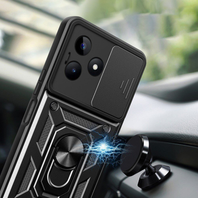 Чохол до мобільного телефона BeCover Military Realme C61 Black (712177)