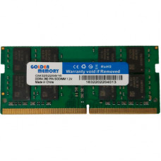Модуль пам'яті для ноутбука SoDIMM DDR4 16GB 3200 MHz Golden Memory (GM32S22S8/16)