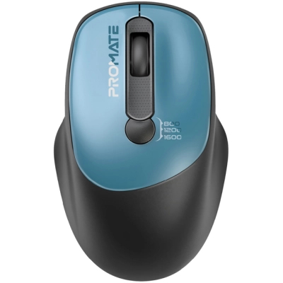 Мишка Promate UniGlide Wireless Blue (uniglide.blue)