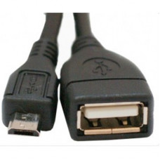 Дата кабель OTG USB 2.0 AF to Micro 5P 0.8m Atcom (16028)