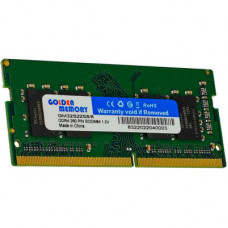 Модуль пам'яті для ноутбука SoDIMM DDR4 8GB 3200 MHz Golden Memory (GM32S22S8/8)
