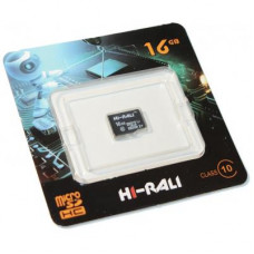Карта пам'яті Hi-Rali 16GB microSDHC class 10 UHS-I (HI-16GBSD10U1-00)