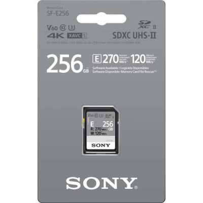 Карта пам'яті Sony 256GB SDXC class 10 UHS-II U3 V60 (SFE256.ET4)