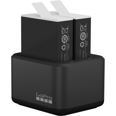 Аксесуар до екшн-камер GoPro GoPro Dual Battery Charger + battery Enduro 2 pcs for HERO9/10/11/12 (ADDBD-211-EU)