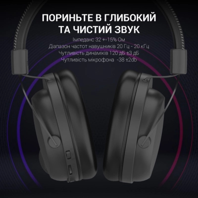 Навушники GamePro HS1260BT Black (HS1260BT)