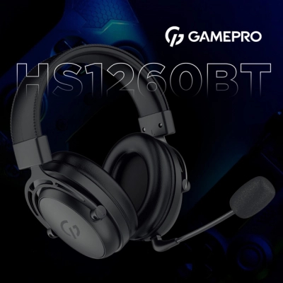Навушники GamePro HS1260BT Black (HS1260BT)