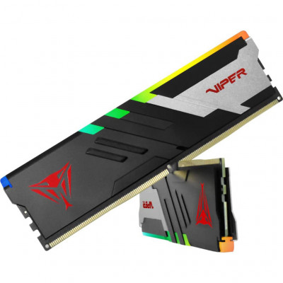 Модуль пам'яті для комп'ютера DDR5 32GB (2x16GB) 7000 MHz Viper Venom RGB Patriot (PVVR532G700C32K)