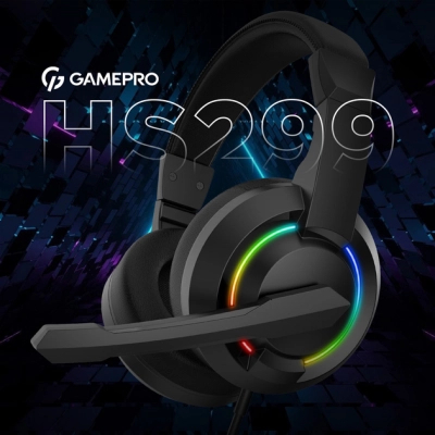 Навушники GamePro HS299 RGB Black (HS299)