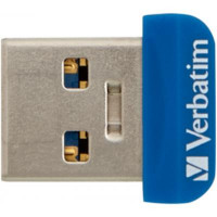 USB флеш накопичувач Verbatim 32GB Store 'n' Stay NANO Blue USB 3.0 (98710)