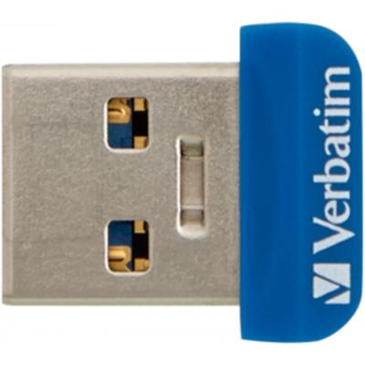 USB флеш накопичувач Verbatim 32GB Store 'n' Stay NANO Blue USB 3.0 (98710)