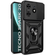 Чохол до мобільного телефона BeCover Military Tecno Spark 20 (KJ5n) Black (712168)