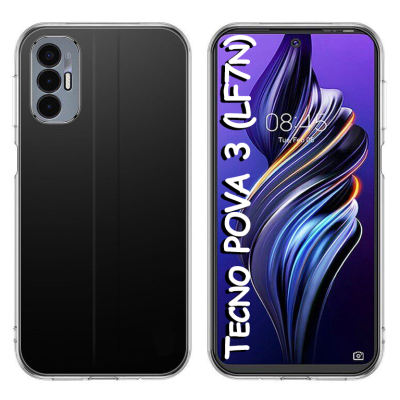 Чохол до мобільного телефона BeCover Tecno POVA 3 (LF7n) Transparancy (708660)
