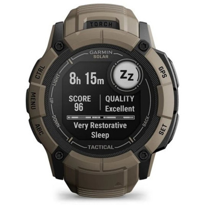 Смарт-годинник Garmin Instinct 2X, Solar, Tactical Edition, Coyote Tan, GPS (010-02805-02)