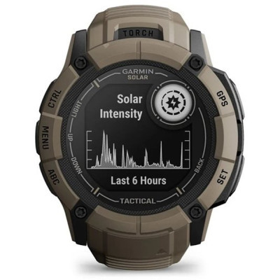 Смарт-годинник Garmin Instinct 2X, Solar, Tactical Edition, Coyote Tan, GPS (010-02805-02)
