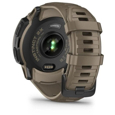Смарт-годинник Garmin Instinct 2X, Solar, Tactical Edition, Coyote Tan, GPS (010-02805-02)