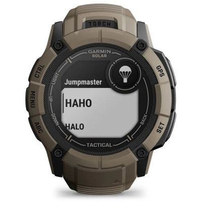 Смарт-годинник Garmin Instinct 2X, Solar, Tactical Edition, Coyote Tan, GPS (010-02805-02)