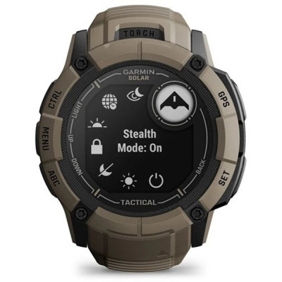 Смарт-годинник Garmin Instinct 2X, Solar, Tactical Edition, Coyote Tan, GPS (010-02805-02)