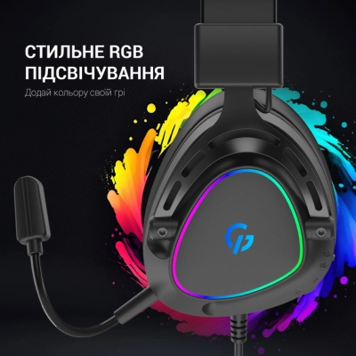Навушники GamePro HS783 RGB Black (HS783)