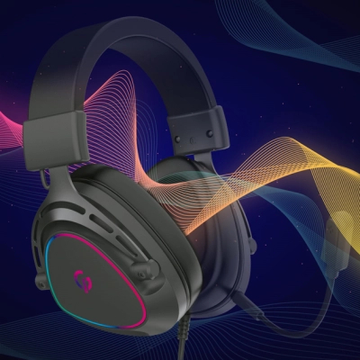 Навушники GamePro HS783 RGB Black (HS783)