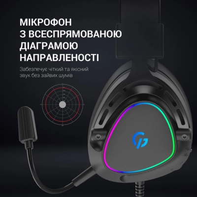 Навушники GamePro HS783 RGB Black (HS783)