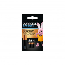 Батарейка Duracell Optimum AA лужні 4 шт. в упаковці (5015595)