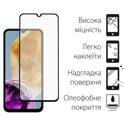 Чохол до мобільного телефона Dengos Samsung Galaxy M15 5G + Glass Blue (DG-KM-89)