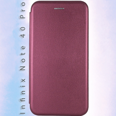 Чохол до мобільного телефона BeCover Exclusive Infinix Note 40 Pro (X6851) Red Wine (712222)