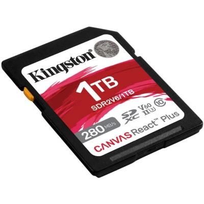 Карта пам'яті Kingston 1TB SDXC class 10 UHS-II U3 Canvas React Plus (SDR2V6/1TB)