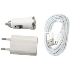 Зарядний пристрій EasyLink (3 в 1) +кабель Lightning (EL-199 W)