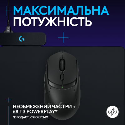Мишка Logitech G309 Lightspeed Wireless/Bluetooth Black (910-007199)