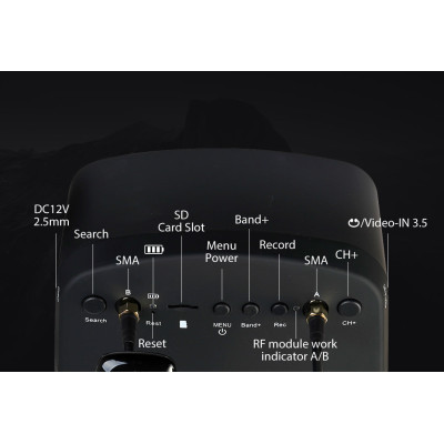 Окуляри віртуальної реальності Foxeer FPV Goggles 40CH Dual Receiver Battery DVR (MR1712G5)