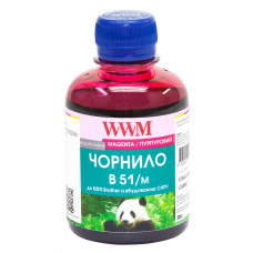 Чорнило WWM Brother DCP-T300/T500W/T700W 200г Magenta Water-soluble (B51/M)