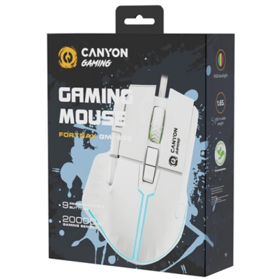 Мишка Canyon Fortnax GM-636 RGB USB White (CND-SGM636W)
