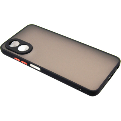 Чохол до мобільного телефона Dengos Matte OPPO A18 (black) (DG-TPU-MATT-135)